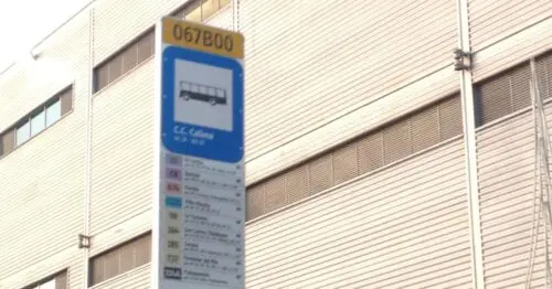 PARADERO SITP CENTRO COMERCIAL CALIMA  067B00